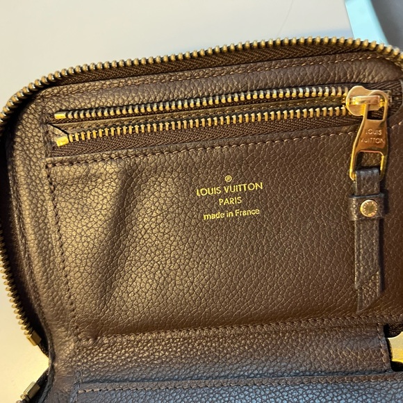 Louis Vuitton Embossed Brown Compact Wallet - Picture 8 of 8
